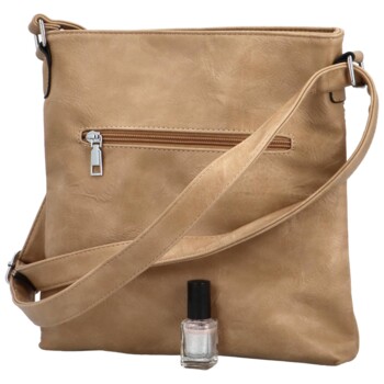 Dámska crossbody kabelka tmavobéžová - Romina & Co Bags Ernesta