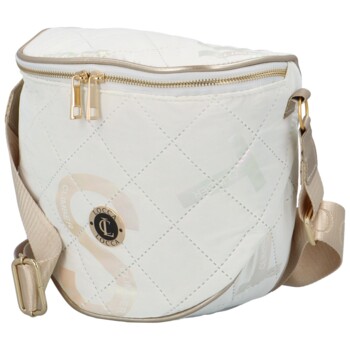 Dámska crossbody kabelka biela/lesk - Locca Salax