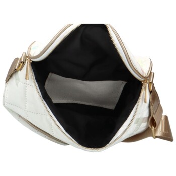 Dámska crossbody kabelka biela/lesk - Locca Salax