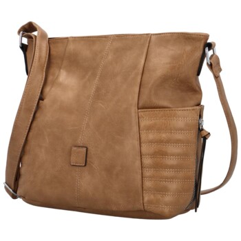 Dámska crossbody kabelka khaki - Firenze Maeva