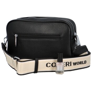 Dámska crossbody kabelka čierna - Coveri Faribax