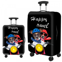 Obal na kufor čierny - Firenze Happy M