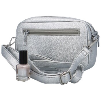 Dámska crossbody kabelka strieborná - MaxFly Thyrax