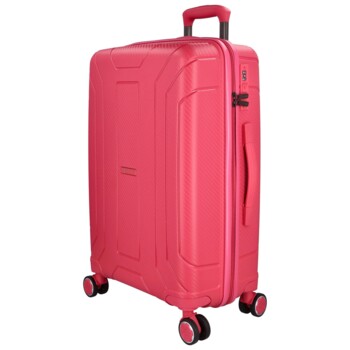 Cestovný plastový kufor ružový - Ormi Maroon M