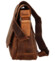 Kožená pracovná taška camel - Green Wood Gerazim
