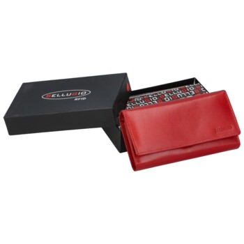 Dámska kožená peňaženka červená - Bellugio Giacomo