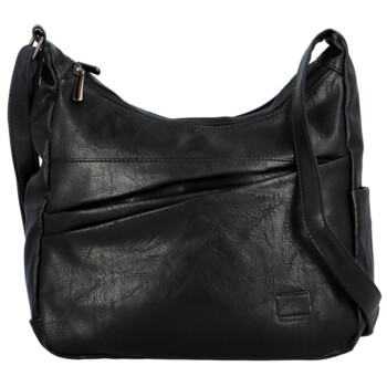 Dámska crossbody kabelka čierna - Firenze Ricco