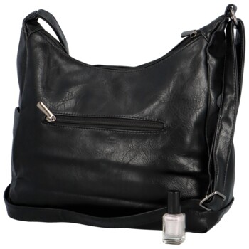 Dámska crossbody kabelka čierna - Firenze Ricco