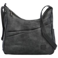 Dámska crossbody kabelka tmavo šedá - Firenze Ricco