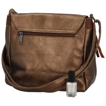 Dámska crossbody kabelka bronzová - Firenze Ceryss