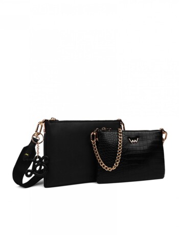 Dámska crossbody kabelka čierna - Vuch Clasie