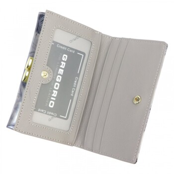 Dámska kožená peňaženka krémová - Gregorio Amala