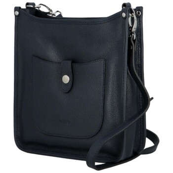 Dámska kožená crossbody tmavomodrá - Katana Kristi