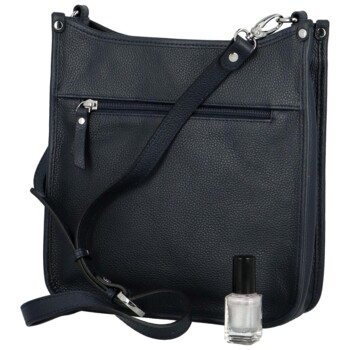 Dámska kožená crossbody tmavomodrá - Katana Kristi