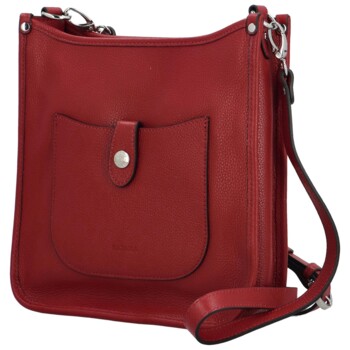 Dámska kožená crossbody červená - Katana Kristi