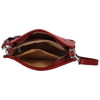 Dámska kožená crossbody červená - Katana Kristi