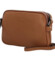 Dámska kožená crossbody kabelka koňaková - Katana Prina