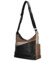 Dámska crossbody kabelka čierno/hnedá - MaxFly Edgara