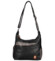 Dámska crossbody kabelka čierno/šedá - Firenze Tyges