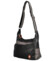 Dámska crossbody kabelka čierno/šedá - Firenze Tyges