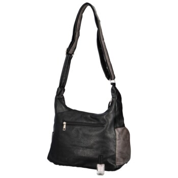 Dámska crossbody kabelka čierno/šedá - Firenze Tyges
