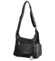 Dámska crossbody kabelka čierno/šedá - Firenze Tyges