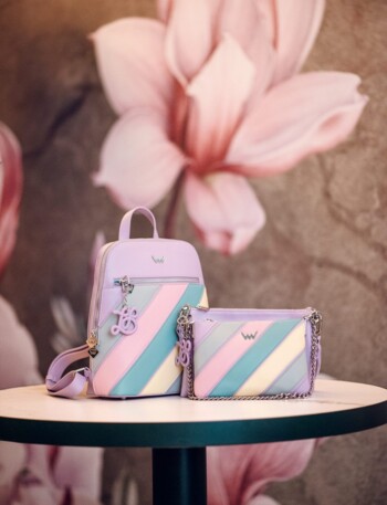 Dámska crossbody kabelka svetlo fialová - Vuch Marsha
