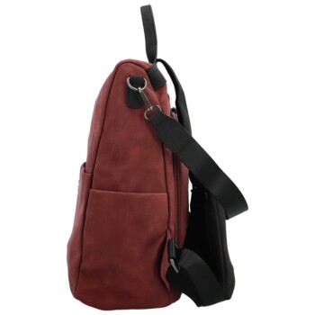 Dámsky kabelko/batoh vínový - Coveri Lampros