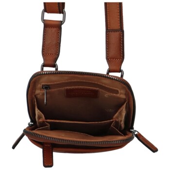 Pánska kožená crossbody hnedá - Katana Sillke