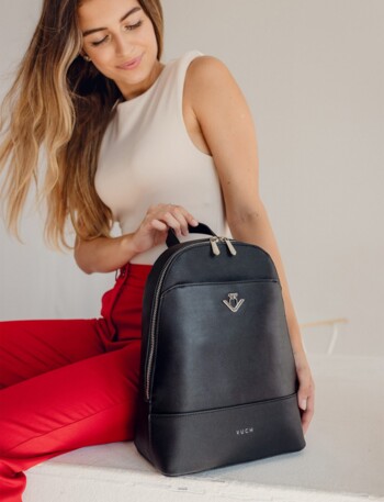Luxusný dámsky batôžtek čierny - Vuch Filipa Divide Black