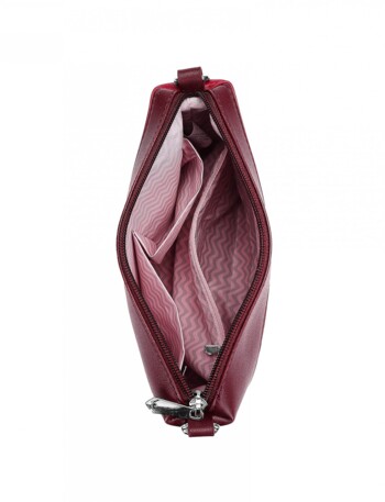 Dámska crossbody kabelka červená - Vuch Coalie Striped Red