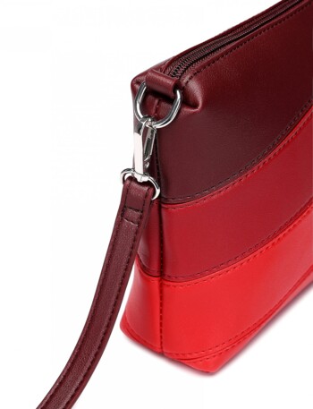 Dámska crossbody kabelka červená - Vuch Coalie Striped Red