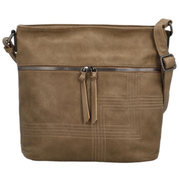 Dámska crossbody kabelka tmavobéžová - Firenze Edina