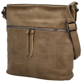 Dámska crossbody kabelka tmavobéžová - Firenze Edina