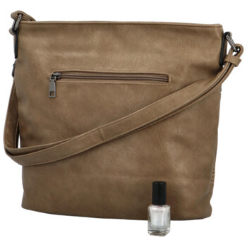 Dámska crossbody kabelka tmavobéžová - Firenze Edina
