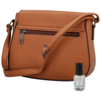 Dámska crossbody kabelka hnedá - Delami Little Charm