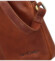 Kožená crossbody taška svetlohnedá - SendiDesign Vereno