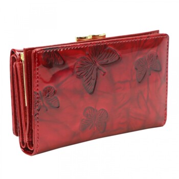 Dámska kožená peňaženka červená - Gregorio Amala