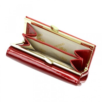 Dámska kožená peňaženka červená - Gregorio Tirza