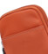Dámske kožené crossbody vrecko oranžové - Katana Soffix