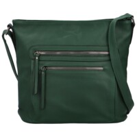 Dámska crossbody kabelka tmavo zelená - Firenze Edyta