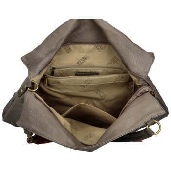 Dámska kabelka cez rameno sivá - Coveri Boxana