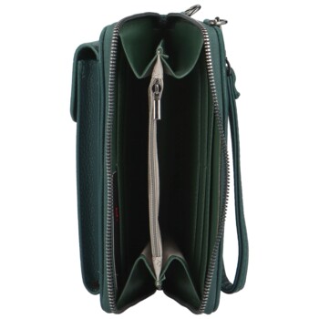 Dámske crossbody vrecko tmavozelené - Coveri Vivika