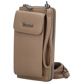 Dámske crossbody vrecko tmavobéžové - Coveri Vivika