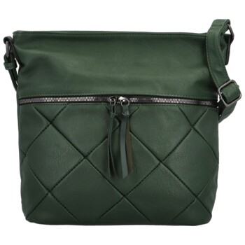 Dámska crossbody kabelka tmavo zelená - Firenze Ariff