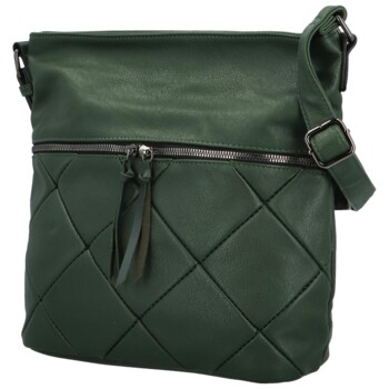 Dámska crossbody kabelka tmavo zelená - Firenze Ariff