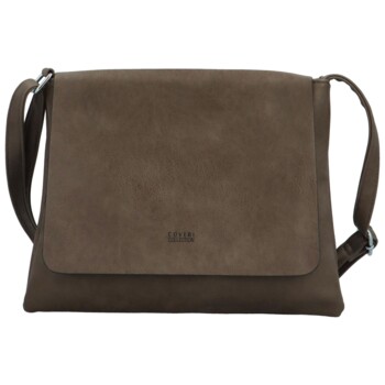 Dámska crossbody kabelka tmavohnedá - Coveri Spirrit