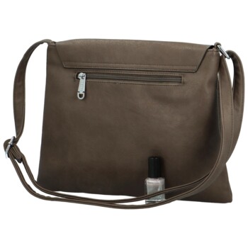 Dámska crossbody kabelka tmavohnedá - Coveri Spirrit