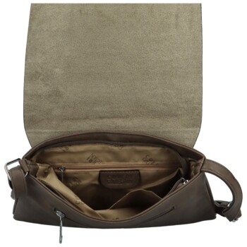 Dámska crossbody kabelka tmavohnedá - Coveri Spirrit