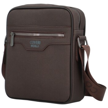 Pánska crossbody taška coffee - Coveri Ksaver